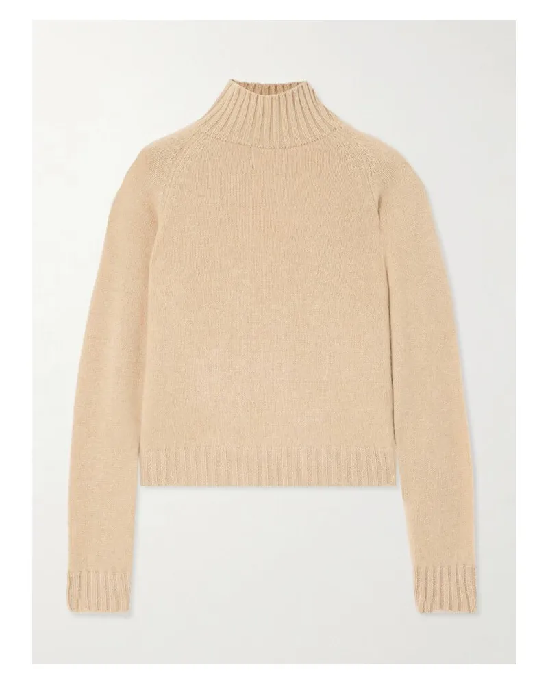 The Elder Statesman Stehkragenpullover Aus Kaschmir - Braun Braun