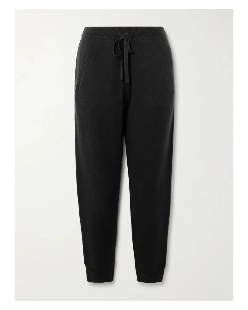James Perse Cashmere Track Pants - Black Black