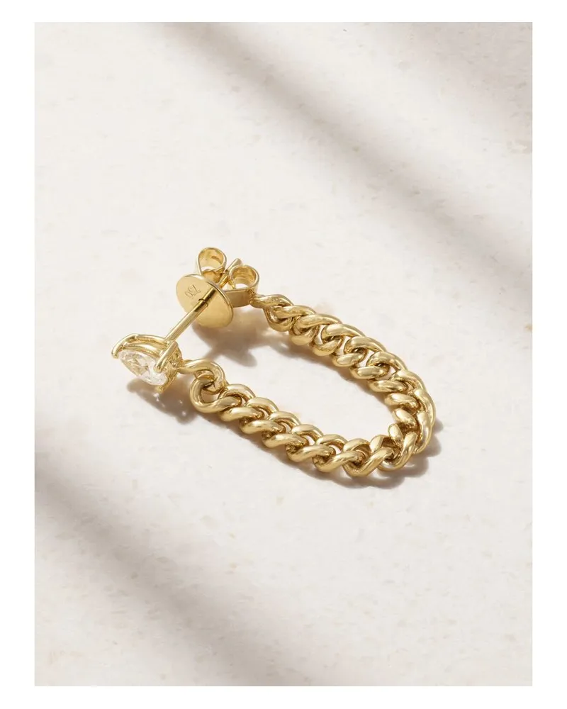 ANITA KO Einzelner Ohrring Aus 18 Karat Gold Mit Diamant Gold