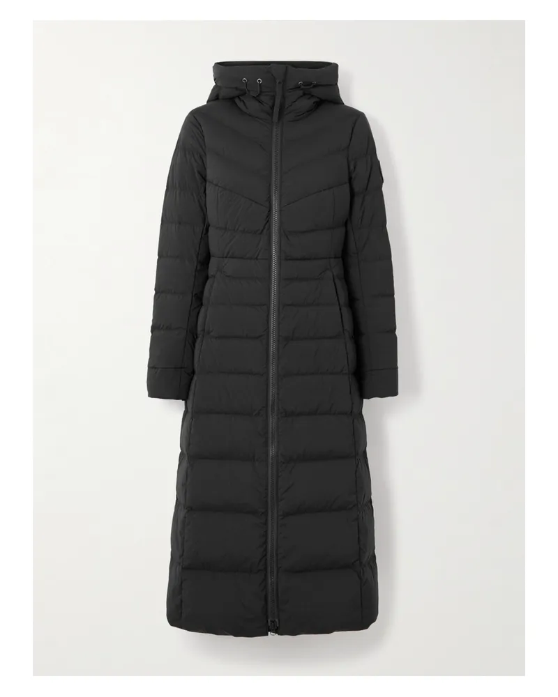 Canada Goose Clair Daunenmantel Aus Gestepptem Shell Mit Kapuze - Schwarz Schwarz