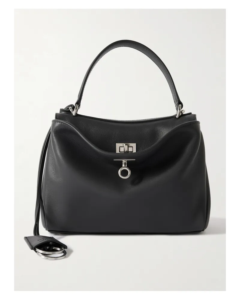 Balenciaga Rodeo Mini Leather Tote - Gray Gray