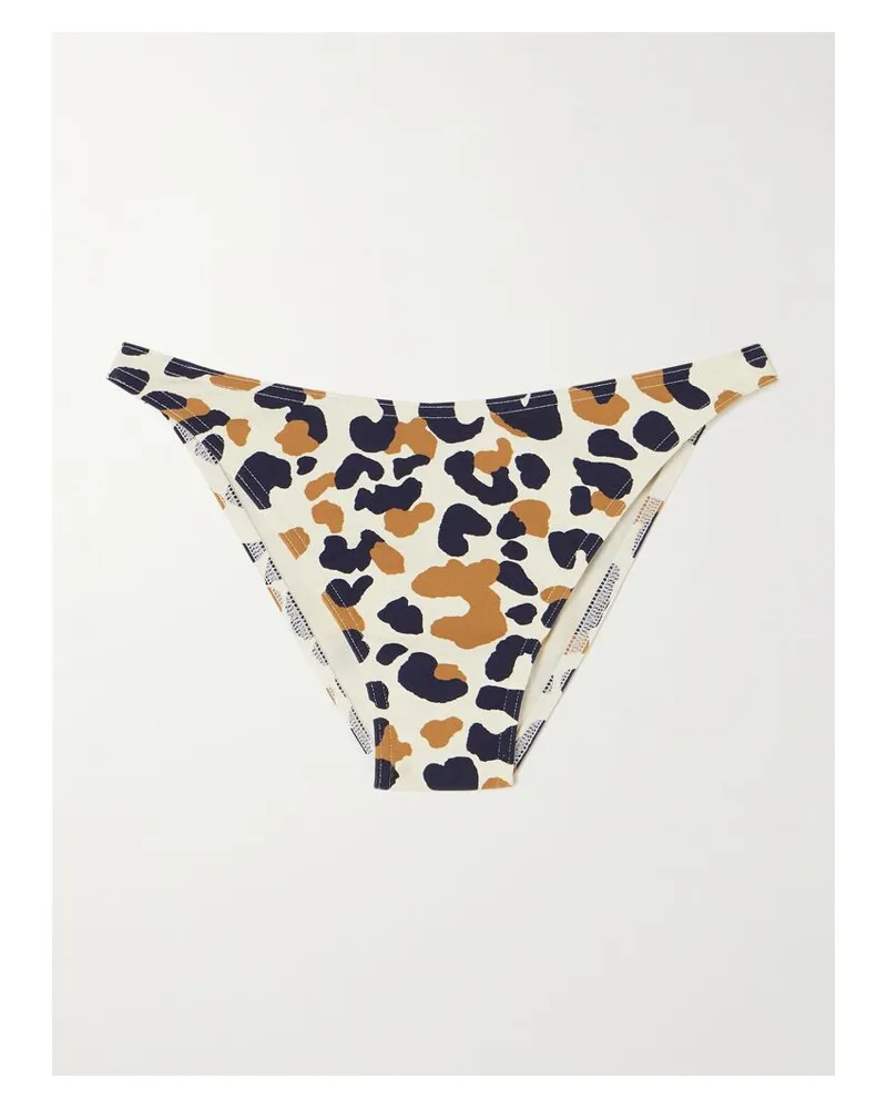 Eres Coquillage Vague Bikini-höschen Aus Bedrucktem Stretch-material - Mehrfarbig Mehrfarbig