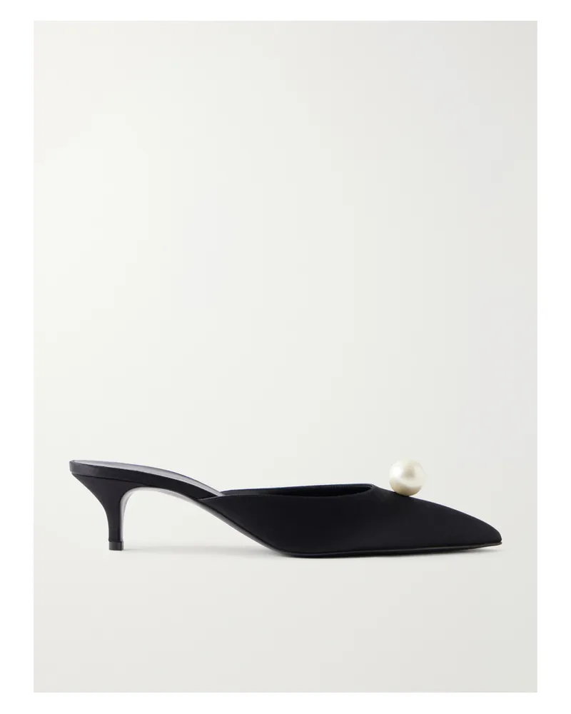 Magda Butrym Satin Pumps - Black Black