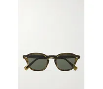 Eyles Round-frame Acetate Sunglasses - Green