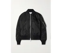 Ma-1 Bomberjacke Aus Shell - Schwarz