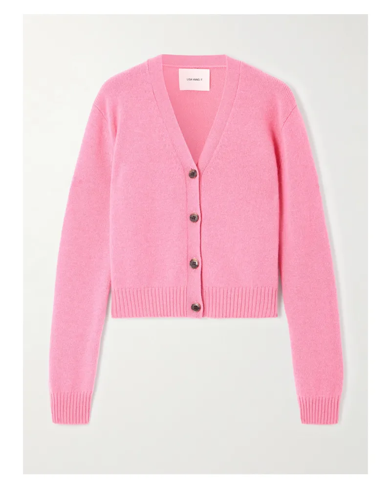 Lisa Yang Marion Cardigan Aus Kaschmir - Pink Pink