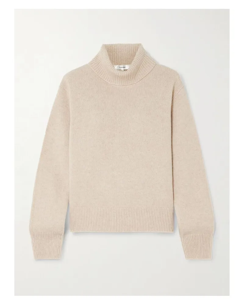 Frame Denim Rollkragenpullover Aus Kaschmir - Neutral Neutral