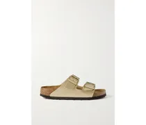 Arizona Pantoletten Aus Metallic-leder - Gold