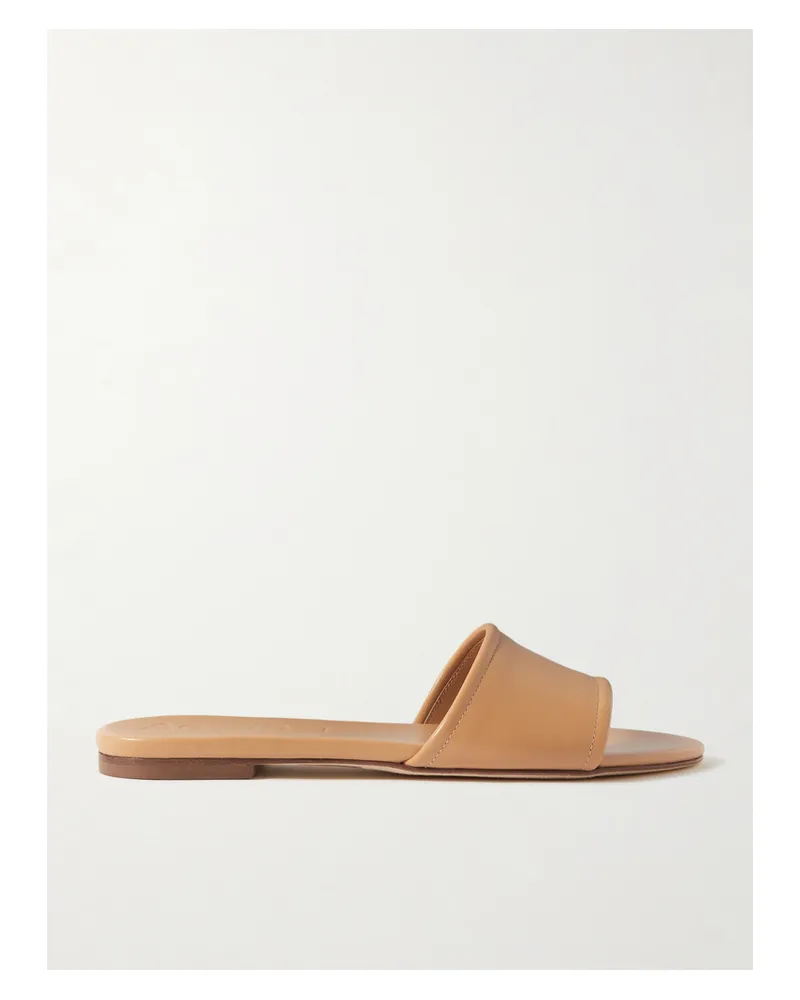 aeyde Sumi Pantoletten Aus Leder - Neutral Neutral