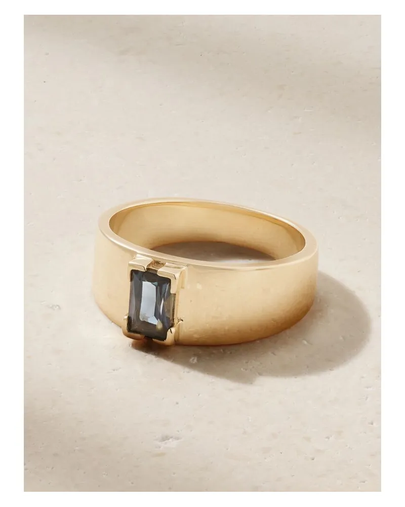 Melissa Joy Manning Ring Aus Recyceltem 14 Karat Gold Mit Topas Gold
