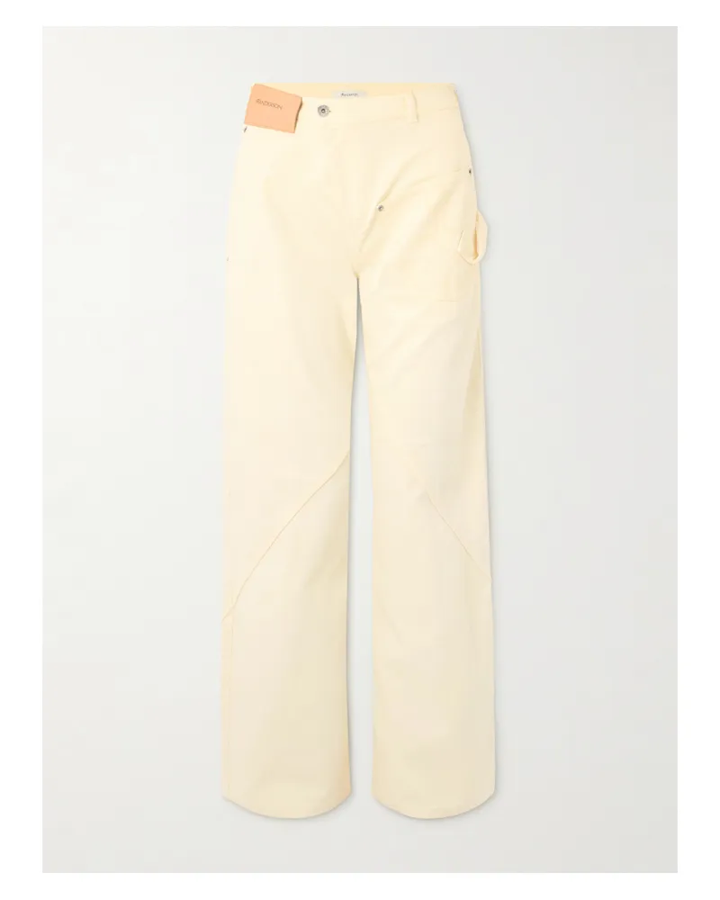 J.W.Anderson Twisted Tief Sitzende Jeans Mit Weitem Bein - Gelb Gelb