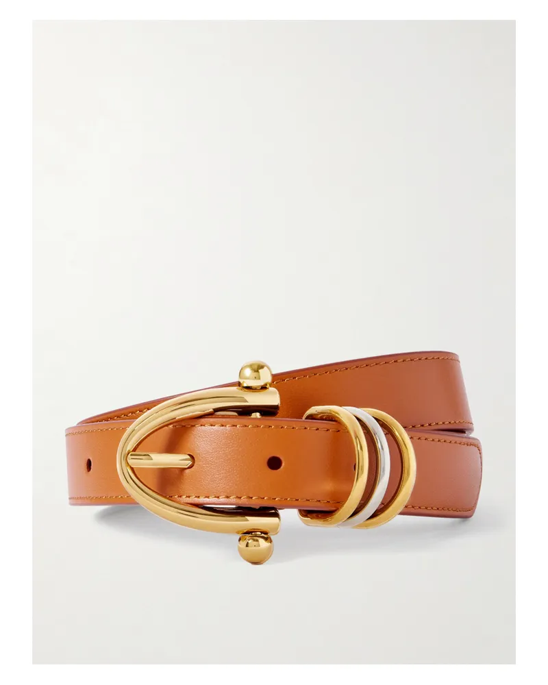 Chloé Bracelet Leather Belt - Brown Brown