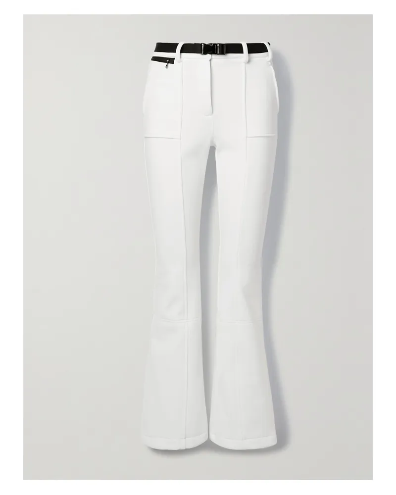 Erin Snow Zola Bootcut-skihose Mit Gürtel - Weiß Weiß