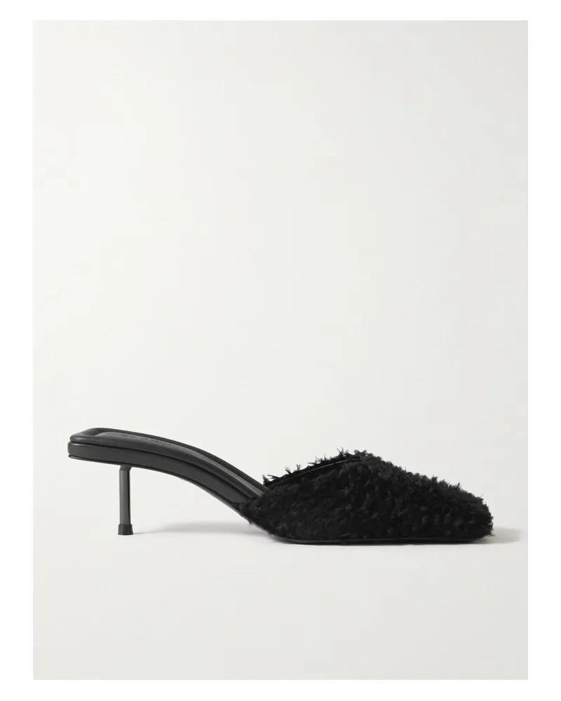 St. Agni Mules Aus Fleece - Schwarz Schwarz