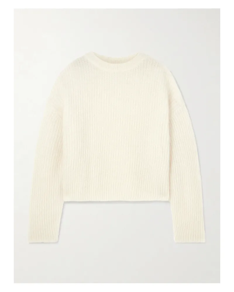 Totême Pullover Aus Einer Gerippten Mohairmischung - Neutral Neutral