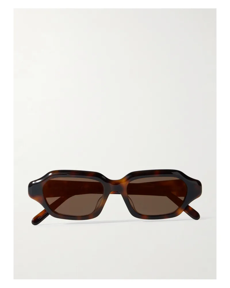 Loewe Rectangular-frame Tortoiseshell Acetate Sunglasses Tortoiseshell