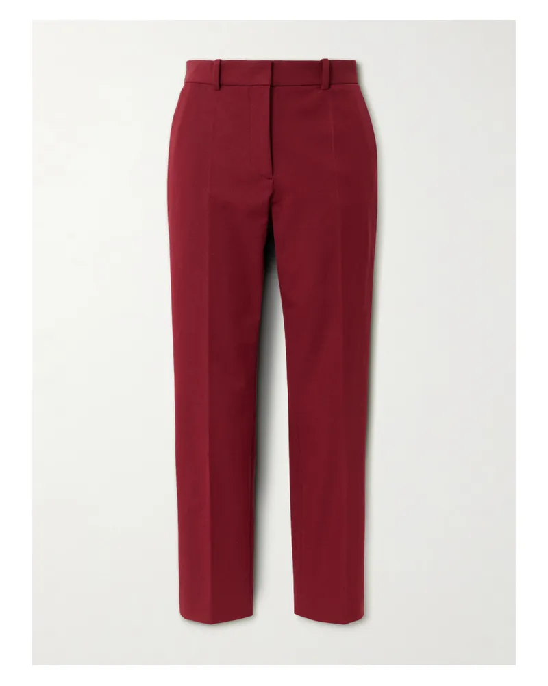 Joseph Coleman Verkürzte Hose Mit Geradem Bein Aus Stretch-twill - Rot Rot