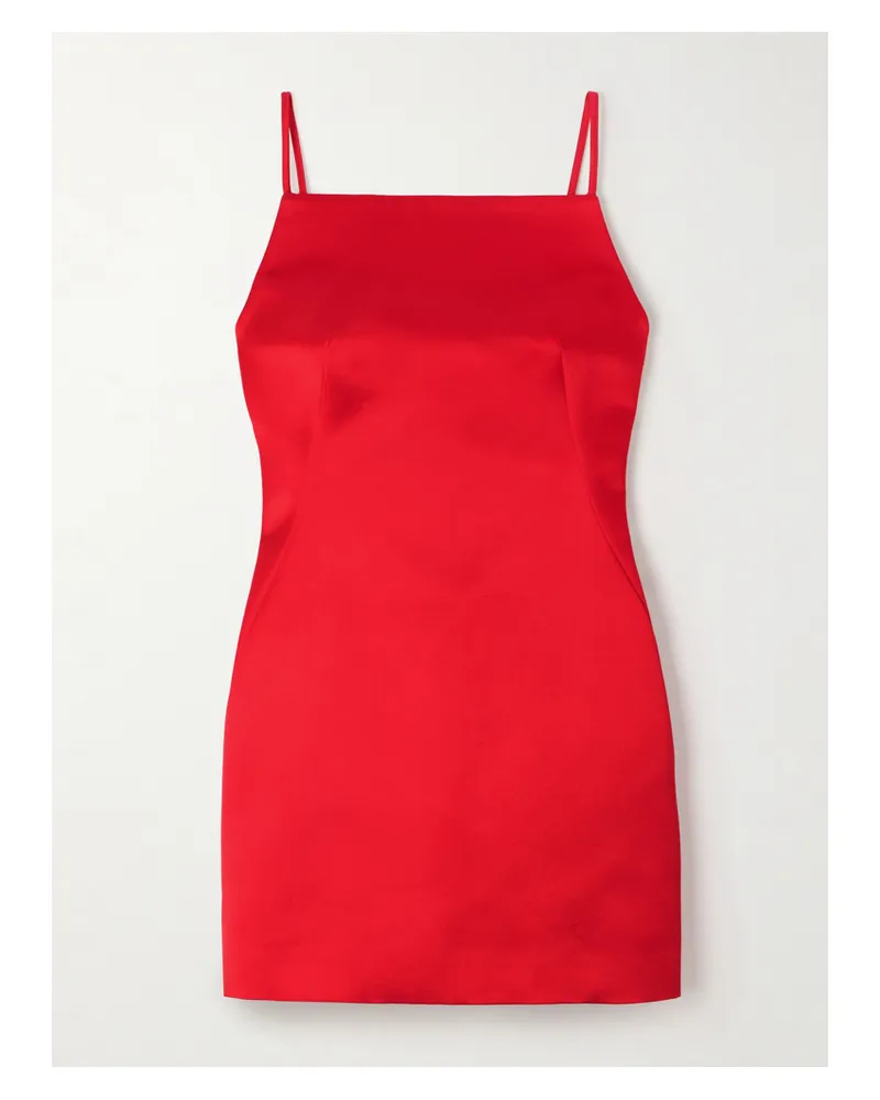 Givenchy Minikleid Aus Seidengabardine - Rot Rot