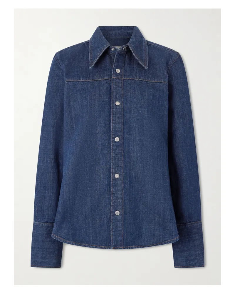 AMI Paris Jeanshemd - Blau Blau