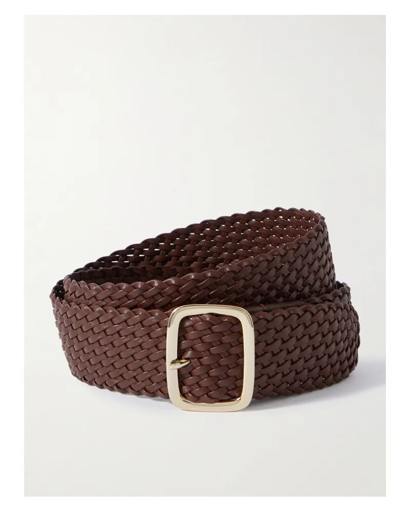 Anderson's Gürtel Aus Geflochtenem Leder - Braun Braun