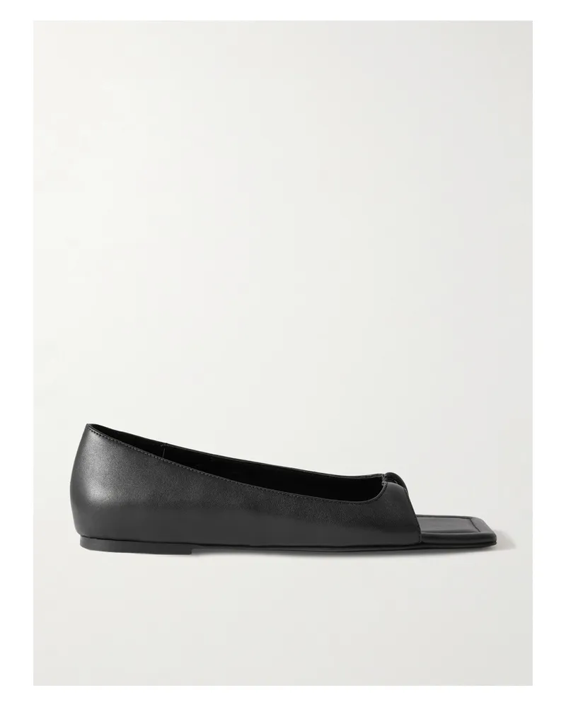 St. Agni 90s Leather Pumps - Black Black