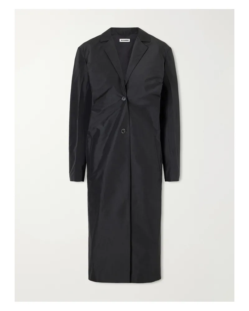 Jil Sander Shell Coat - Black Black