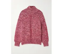 Sol Knitted Turtleneck Sweater - Red