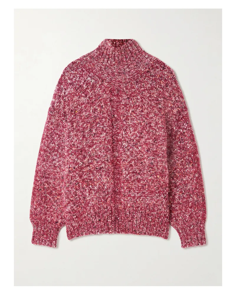 Proenza Schouler Sol Knitted Turtleneck Sweater - Red Red