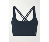 Studio Sport-bh Aus Recyceltem Stretch-material - Blau