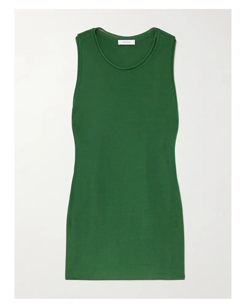 Ferragamo Tanktop Aus Strick - Grün Grün