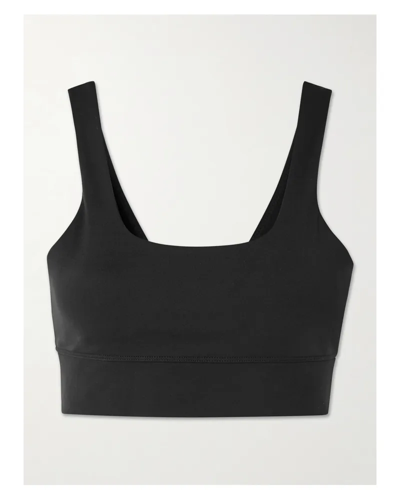 Varley Cori Sport-bh Aus Freesoft™-jersey - Schwarz Schwarz