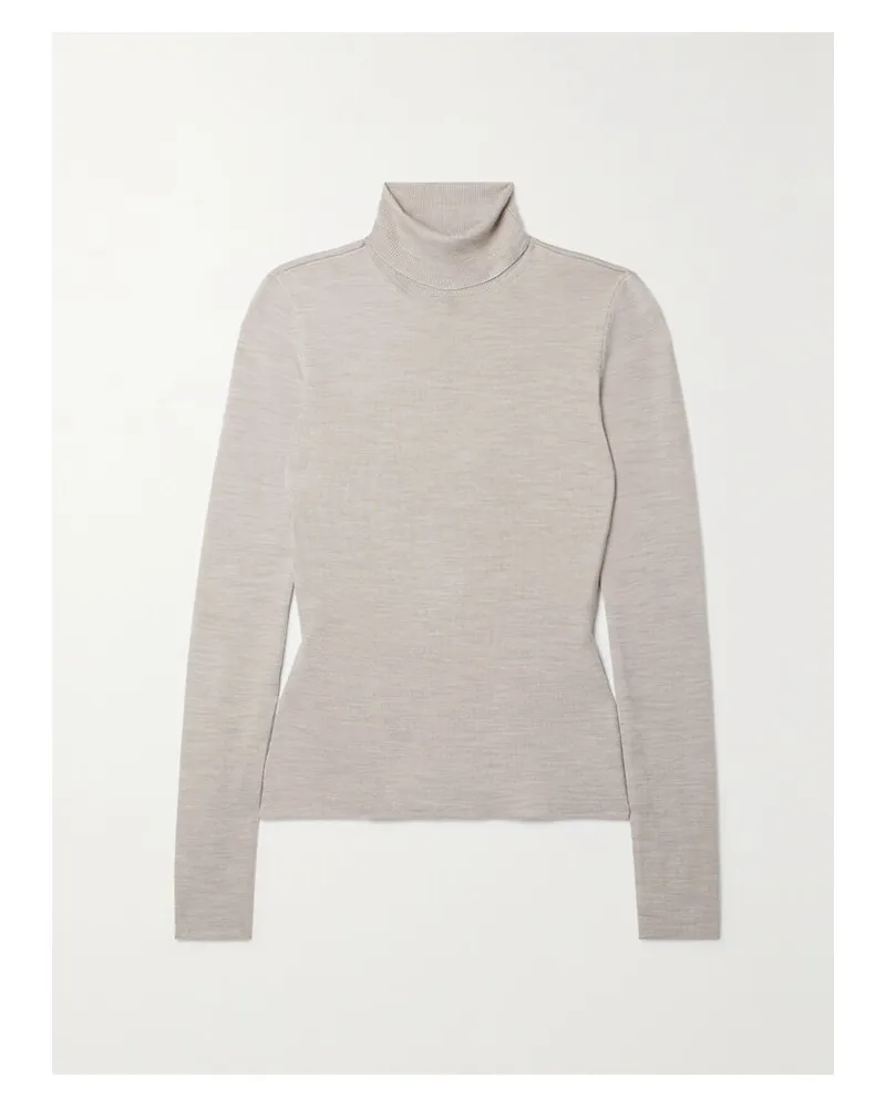 Gabriela Hearst May Rollkragenpullover Aus Einer Mischung Aus Wolle, Kaschmir Und Seide - Neutral Neutral