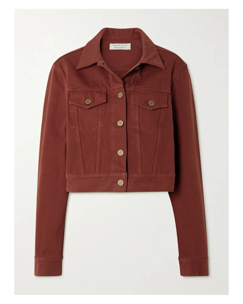 Gabriela Hearst Bronte Jeansjacke Aus Recyceltem Denim - Orange Orange