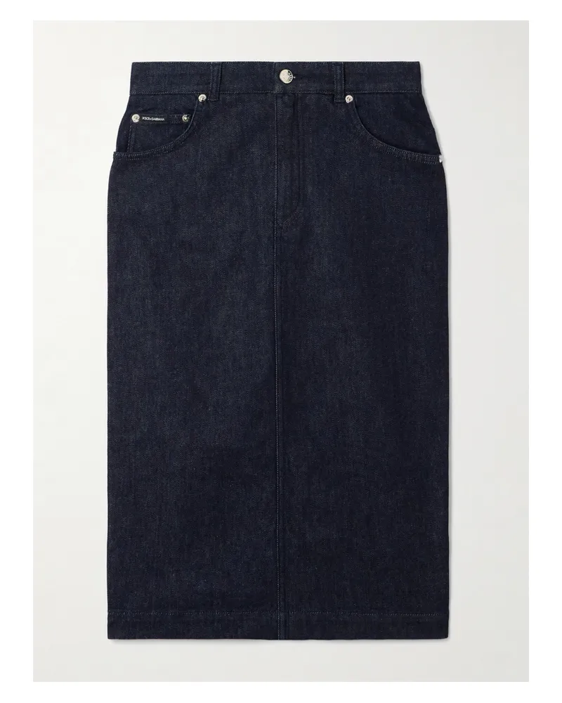Dolce & Gabbana Rock Aus Stretch-denim - Blau Blau
