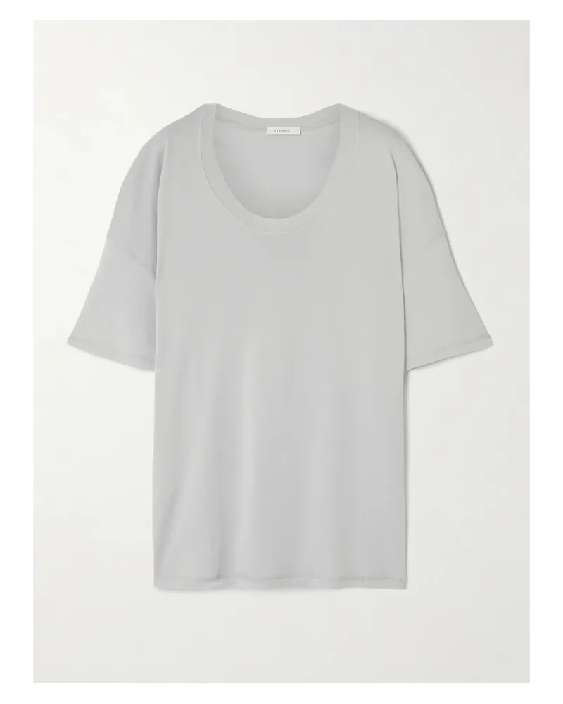 Christophe Lemaire T-shirt Aus Baumwoll-jersey - Grau Grau