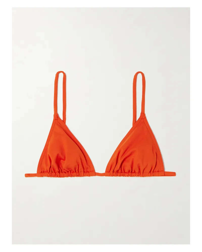 Eres Les Essentiels Mouna Triangle Bikini Top - Red Red