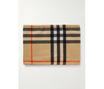 Checked Cashmere Snood - Neutrals