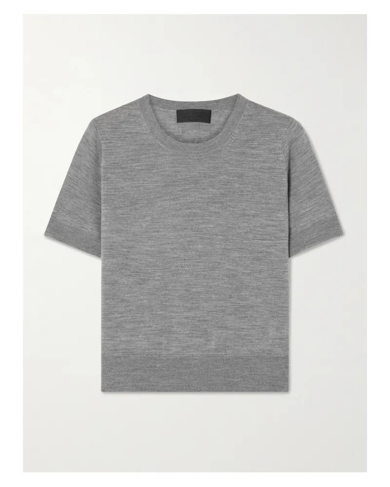 Nili Lotan Leilani Oberteil Aus Merinowolle - Grau Grau