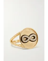 Alison Lou Forever Ring aus 14 Karat Gold