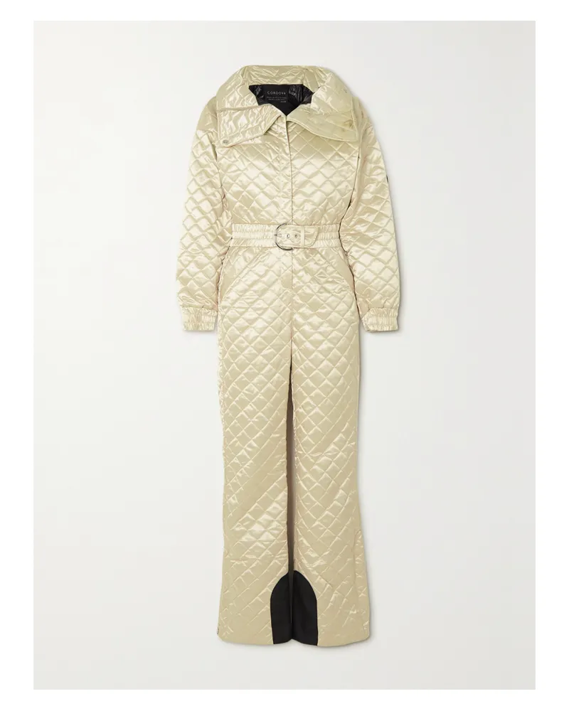 CORDOVA Courmayeur Gesteppter Skianzug Mit Gürtel - Ecru Ecru