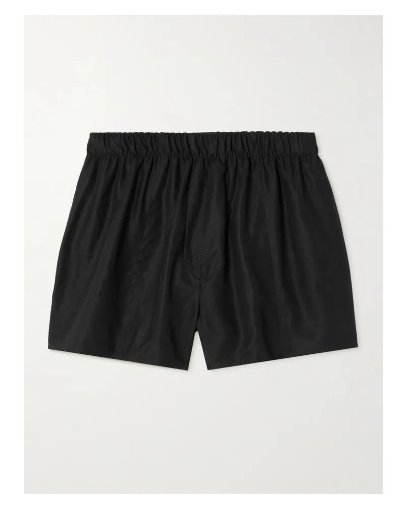 CDLP Pyjama-shorts aus Tencel™ Lyocell Schwarz