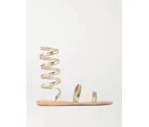 Ofis Sandalen Aus Metallic-leder - Gold