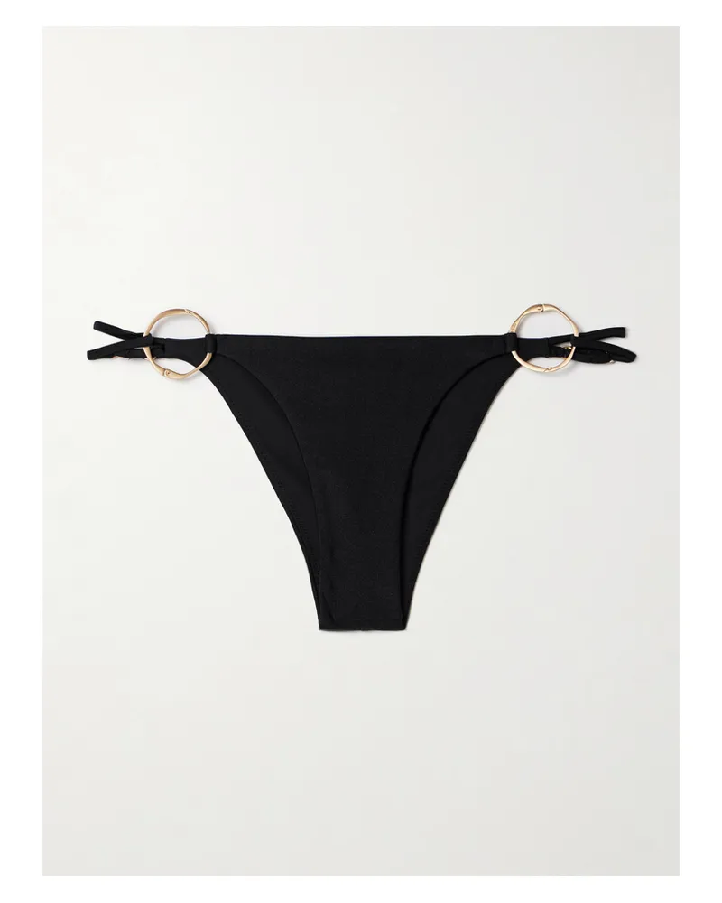 Cult Gaia Golda Bikini-höschen Mit Verzierungen - Schwarz Schwarz