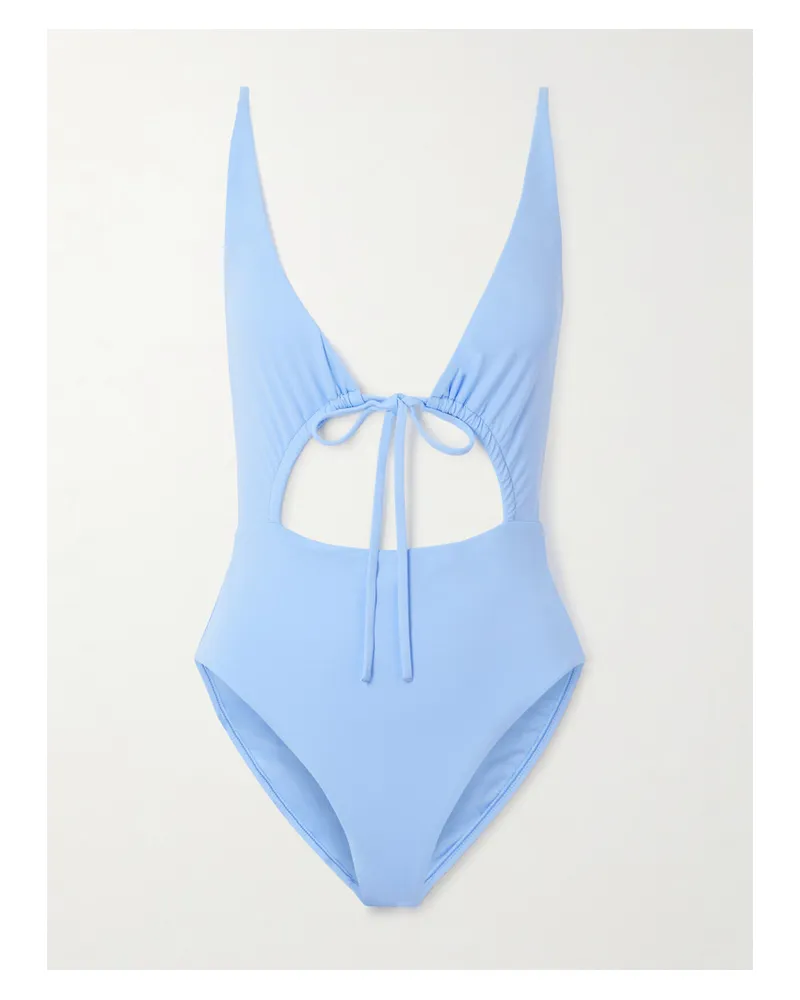 BONDI BORN Net Sustain Alma Badeanzug Aus Embodee™-material Mit Cut-out - Lila Lila