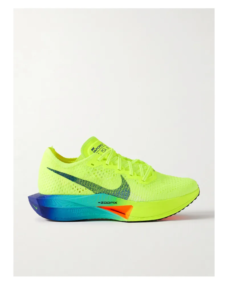 Nike Zoomx Vaporfly 3 Sneakers aus Flyknit-material Grün