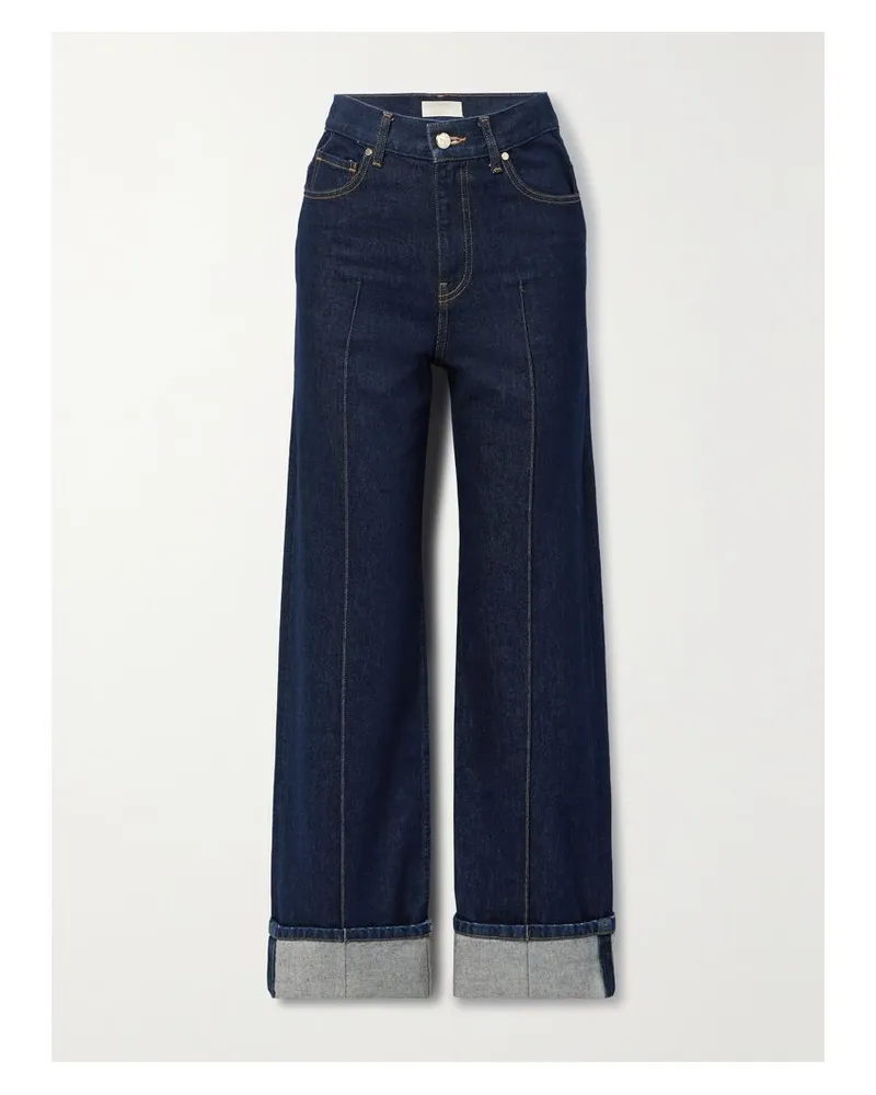 Ulla Johnson Genevieve Hoch Sitzende Jeans Mit Weitem Bein - Blau Blau