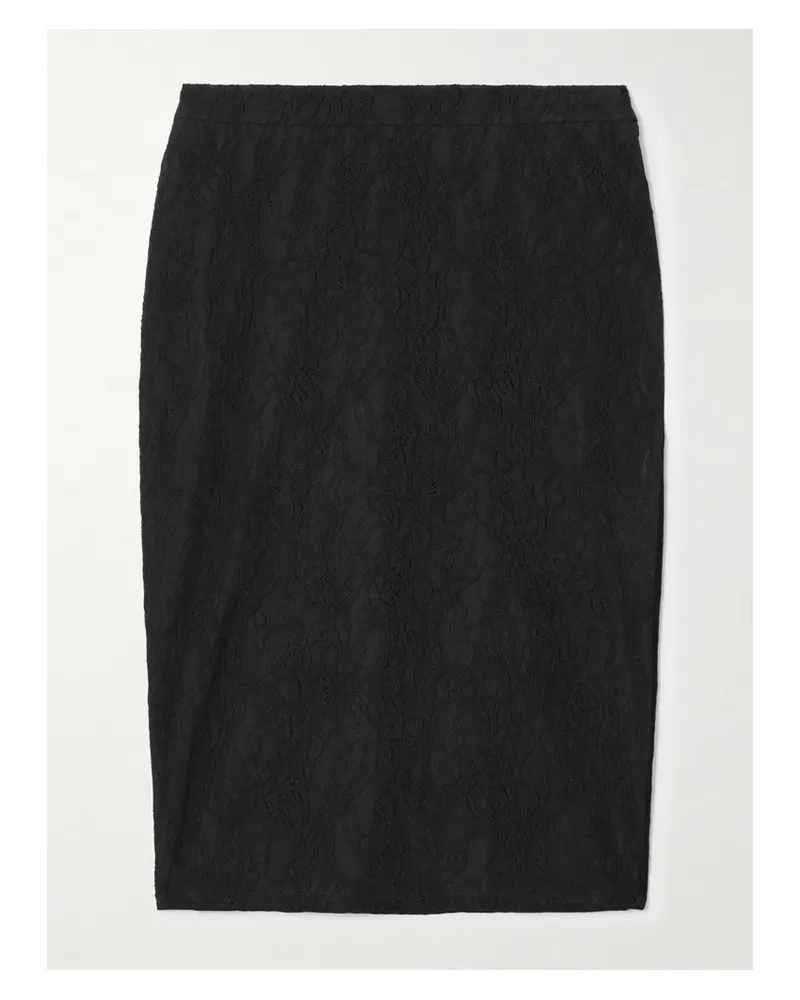 Stella McCartney Rock Aus Stretch-spitze - Schwarz Schwarz