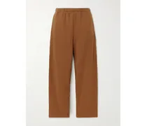 Classic Straight Leg Pants – Bison – Hose Mit Geradem Bein Aus Jersey Aus Einer Baumwollmischung - Braun