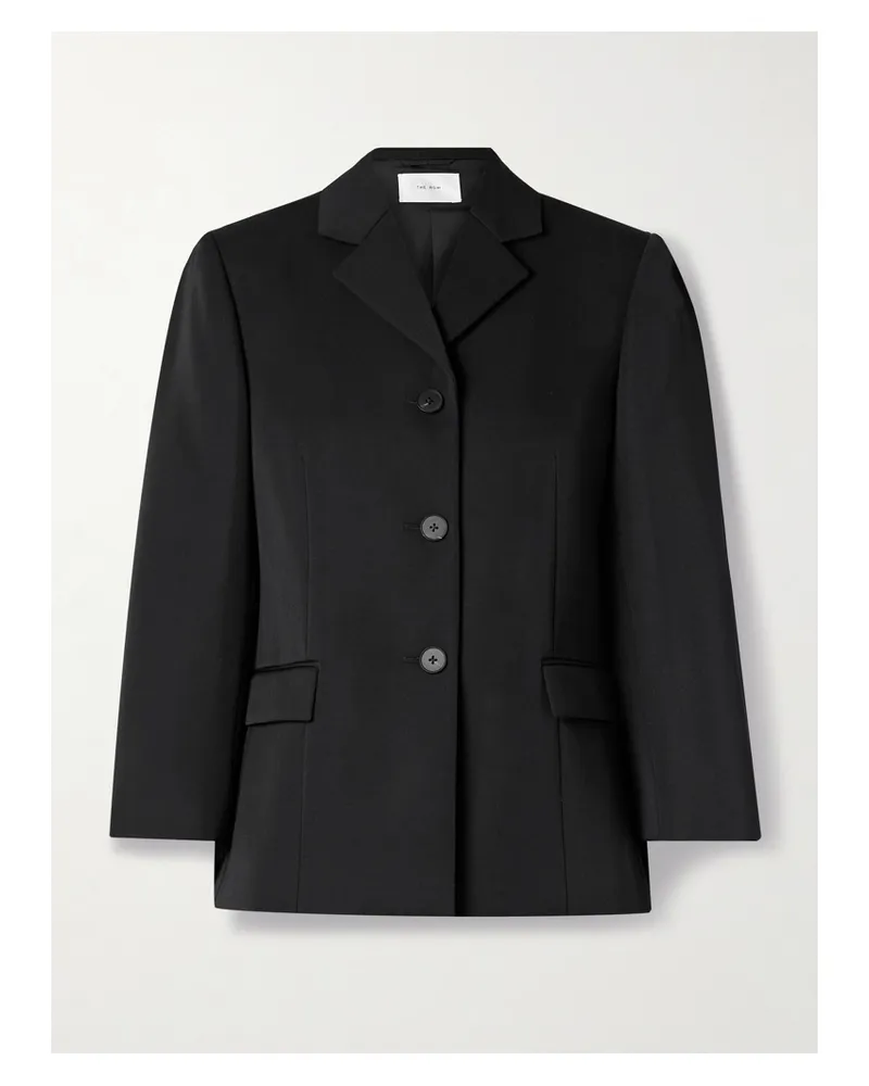The Row Eudora Wool-gabardine Blazer - Black Black