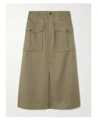 Ulla Johnson Veria Midirock aus Twill Neutral